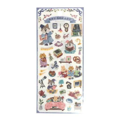 MindWave マインドウェイブ メリーフレンズステッカー　８１９１１　おおかみのよふかし（10セット）