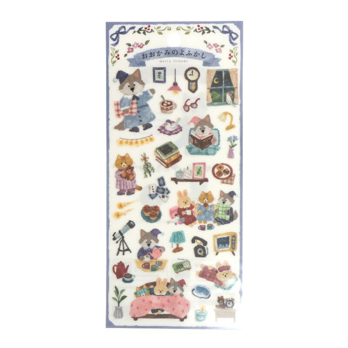 MindWave マインドウェイブ メリーフレンズステッカー　８１９１１　おおかみのよふかし（10セット）