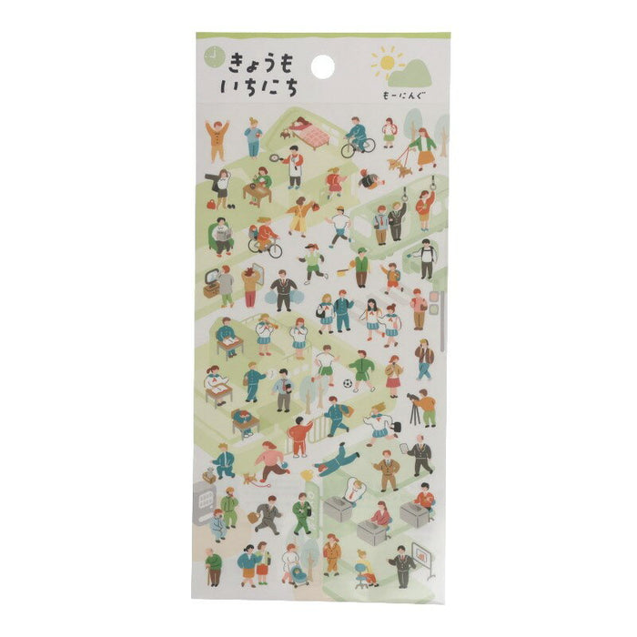 MindWave マインドウェイブ マインド きょうもいちにちステッカー 81934（10セット）