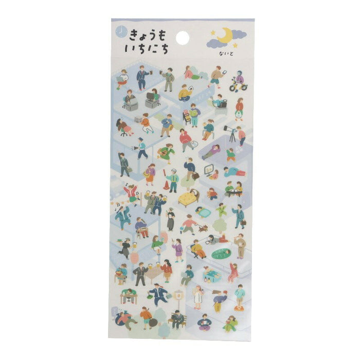 MindWave マインドウェイブ マインド きょうもいちにちステッカー 81937（10セット）