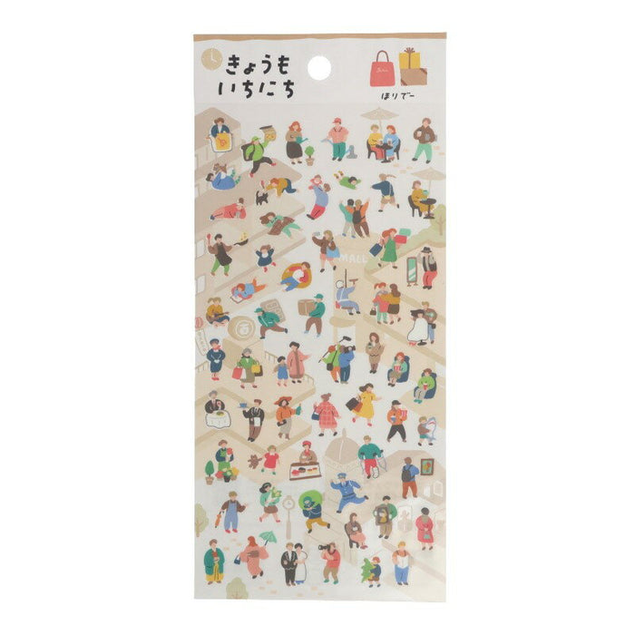 MindWave マインドウェイブ マインド きょうもいちにちステッカー 81938（10セット）