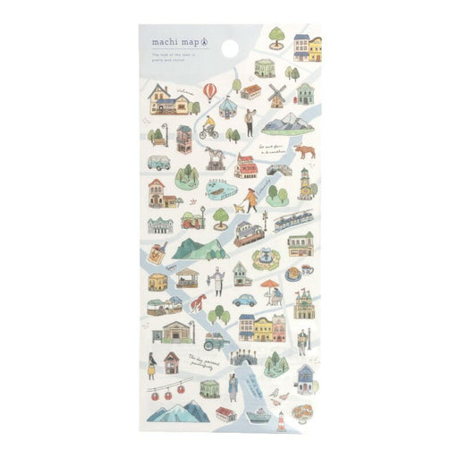 MindWave マインドウェイブ マインド マチマップステッカー 81942（10セット）