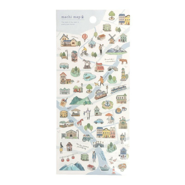 MindWave マインドウェイブ マインド マチマップステッカー 81942（10セット）