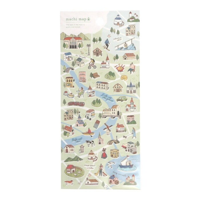 MindWave マインドウェイブ マインド マチマップステッカー 81943（10セット）