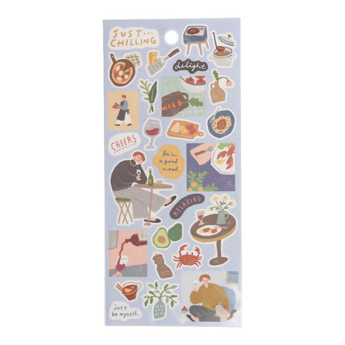 MindWave マインドウェイブ マインド ジャストチリングステッカー 81952（10セット）