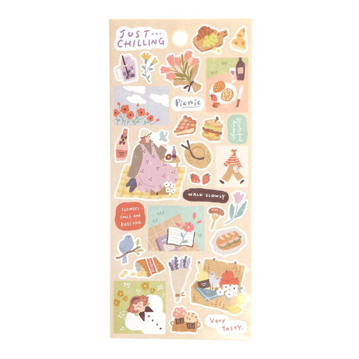 MindWave マインドウェイブ マインド ジャストチリングステッカー 81953（10セット）