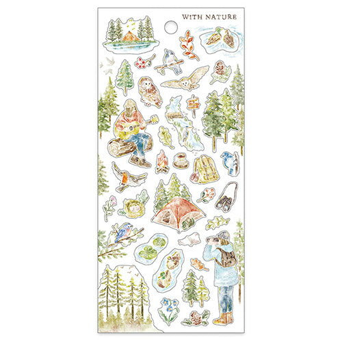 MindWave マインドウェイブ マインド ウィズネイチャーステッカー 81955（10セット）