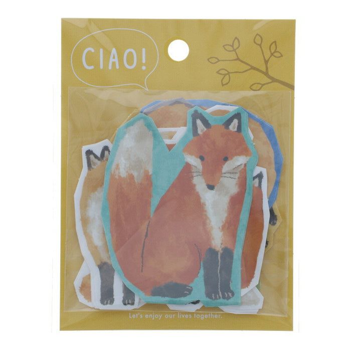 MindWave マインドウェイブ チャオステッカー　８１９６７　キツネ（10セット）