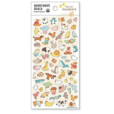 MindWave マインドウェイブ ＭＷシール　８２０５６　ＨＥＬＬＯ　ＮＯＮＢＩＲＩＳ（10セット）