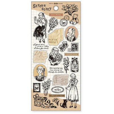 MindWave マインドウェイブ セリーンストーリーステッカー 82069 休日（10セット）