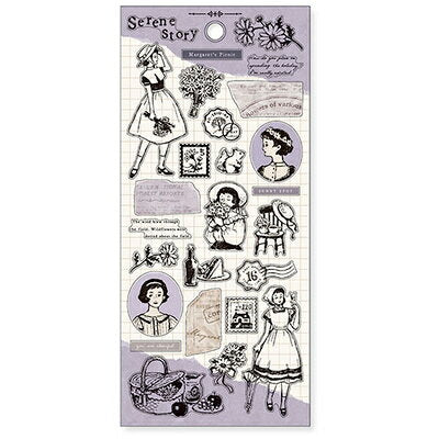 MindWave マインドウェイブ セリーンストーリーステッカー 82070 お出かけ（10セット）