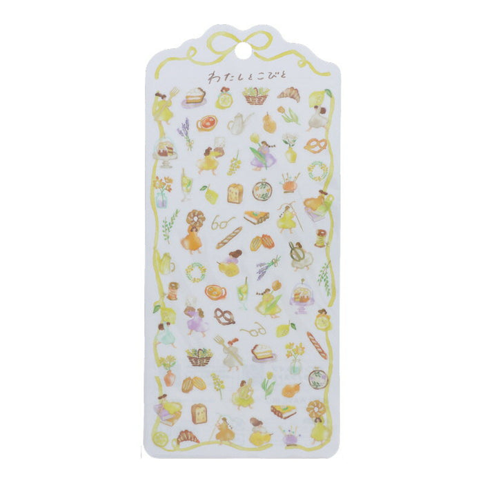 MindWave マインドウェイブ わたしとこびとステッカー 82072 イエロー（10セット）