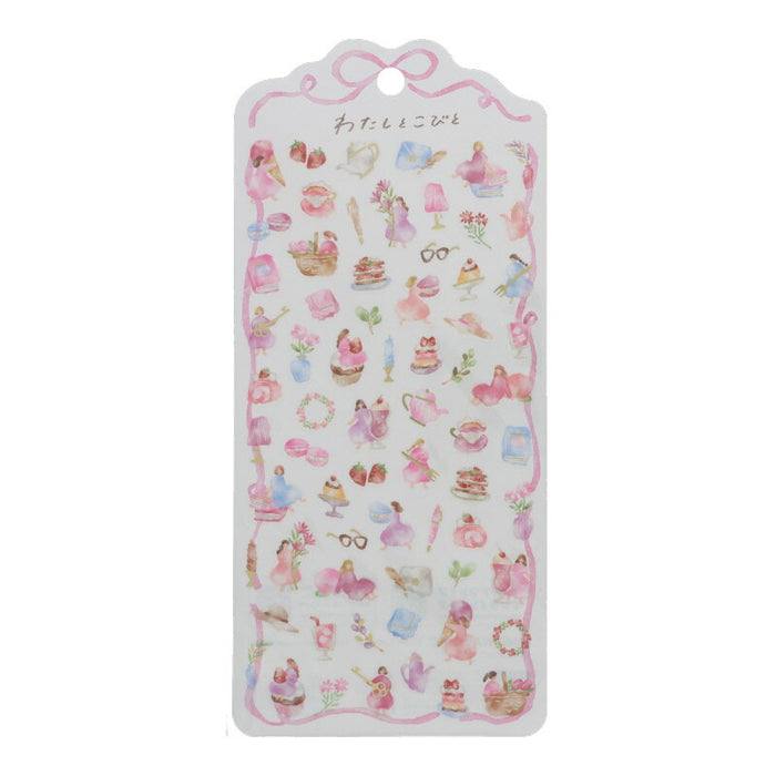 MindWave マインドウェイブ わたしとこびとステッカー 82076 ピンク（10セット）