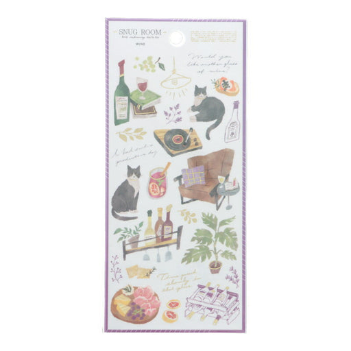 MindWave マインドウェイブ スナッグルームステッカー 82079 ワイン（10セット）