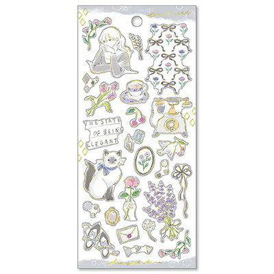 MindWave マインドウェイブ アンニュイステッカー 82085 モノオモイ（10セット）