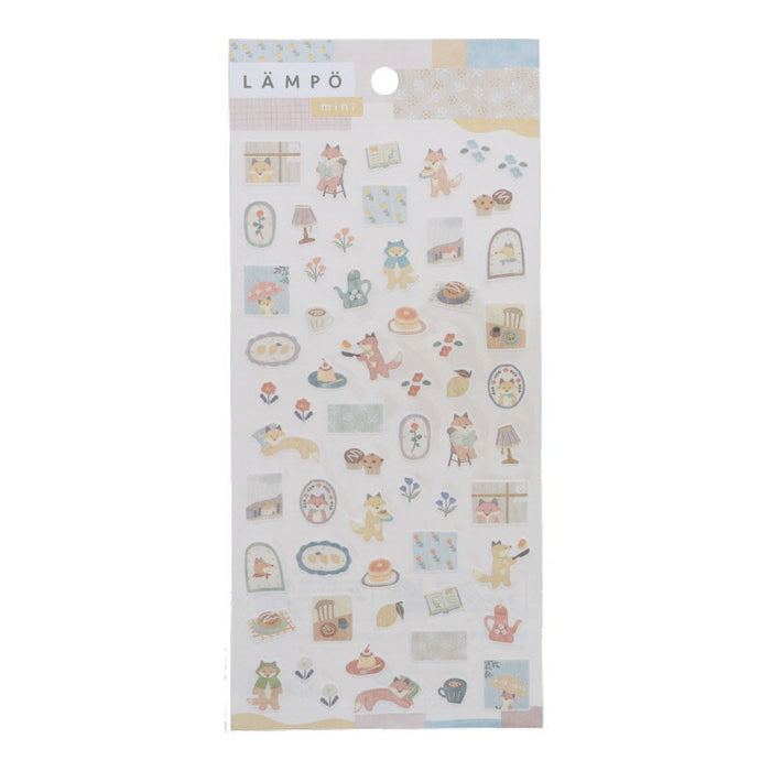 MindWave マインドウェイブ ランポステッカーミニ 82095 キツネトアメ（10セット）