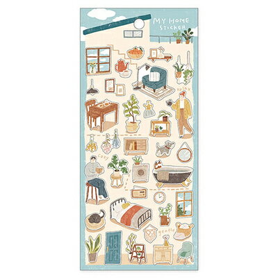 MindWave マインドウェイブ マイホームステッカー 82097 ミズヤリタイム（10セット）