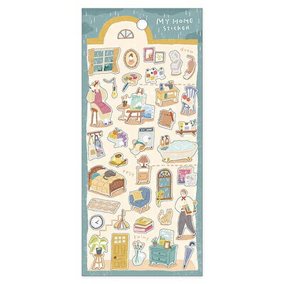 MindWave マインドウェイブ マイホームステッカー 82100 アートタイム（10セット）