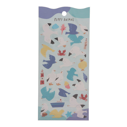 MindWave マインドウェイブ ペピーアニマルステッカー 82112 トリ（10セット）