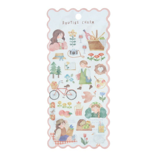 MindWave マインドウェイブ マインド ルーチンチャームステッカー 82185（10セット）