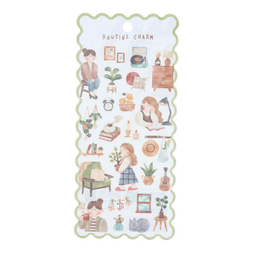 MindWave マインドウェイブ マインド ルーチンチャームステッカー 82187（10セット）