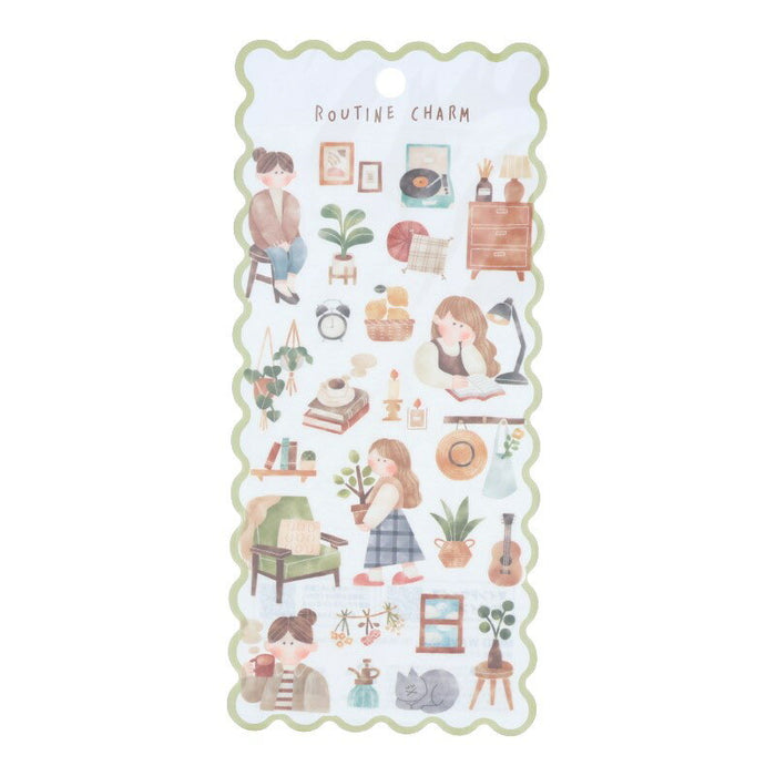 MindWave マインドウェイブ マインド ルーチンチャームステッカー 82187（10セット）