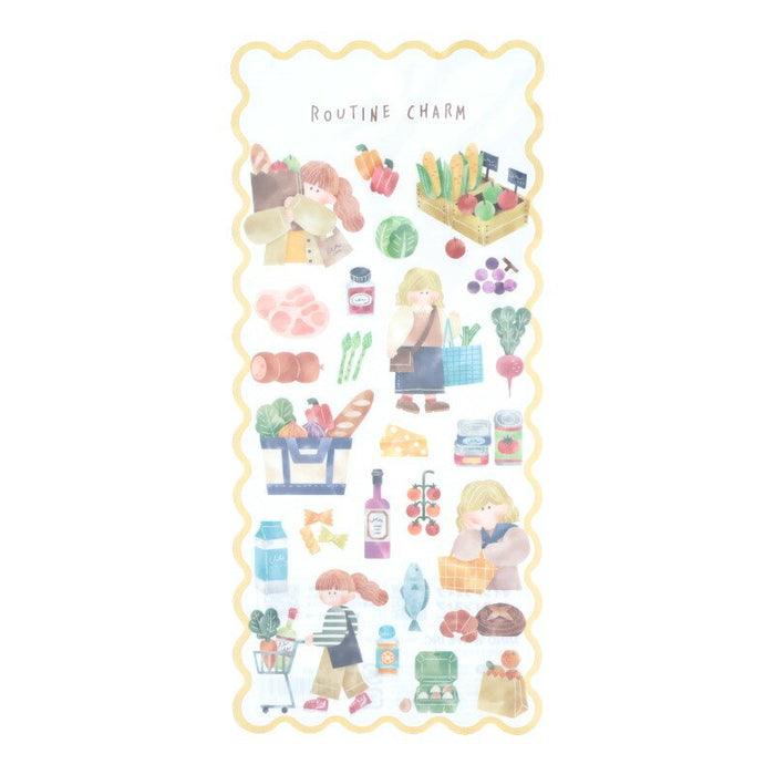 MindWave マインドウェイブ マインド ルーチンチャームステッカー 82189（10セット）