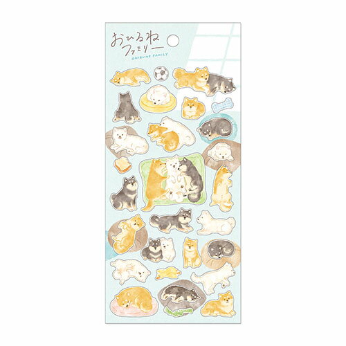 MindWave マインドウェイブ おひるねファミリーステッカー 82286（10セット）