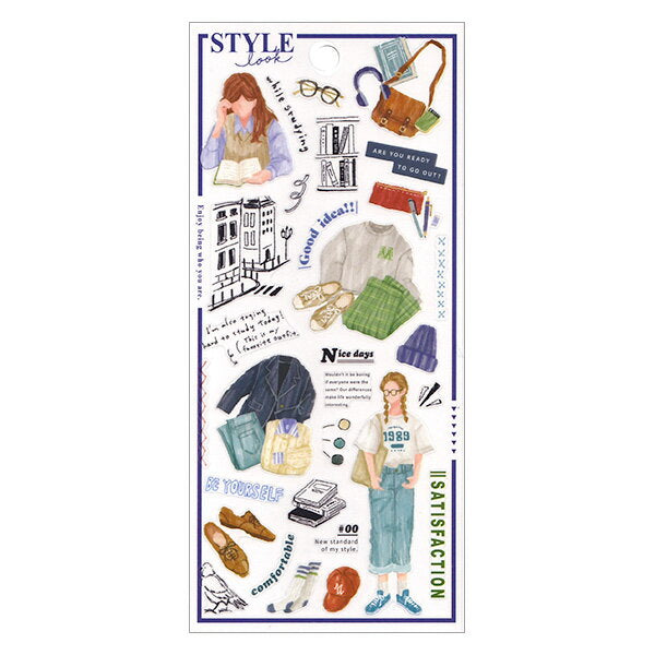 MindWave マインドウェイブ スタイルルックステッカー スタディ 82308（10セット）