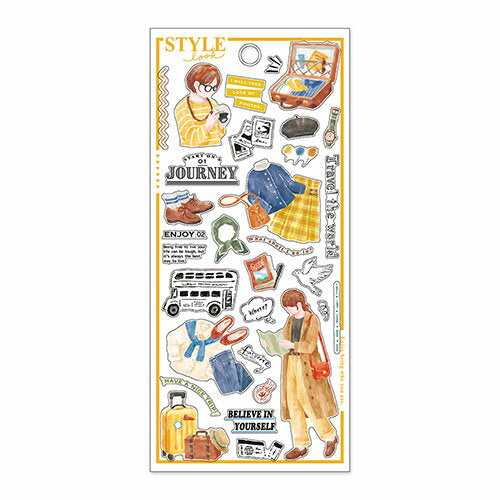 MindWave マインドウェイブ スタイルルックステッカー トリップ 82310（10セット）