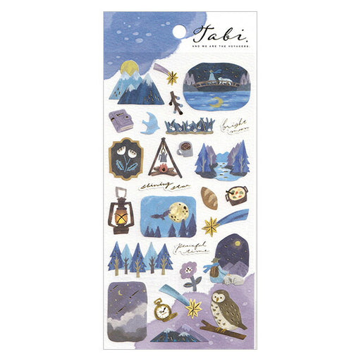 MindWave マインドウェイブ マインド タビステッカー 夜の国 82330（10セット）