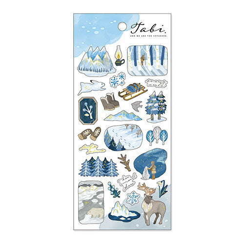 MindWave マインドウェイブ マインド タビステッカー 凍空の国 82332（10セット）