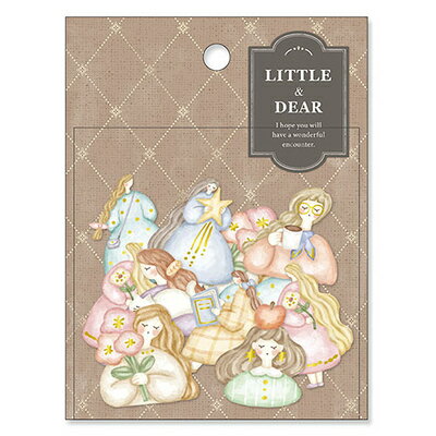 MindWave マインドウェイブ リトルアンドディアステッカー ガール 82356（10セット）