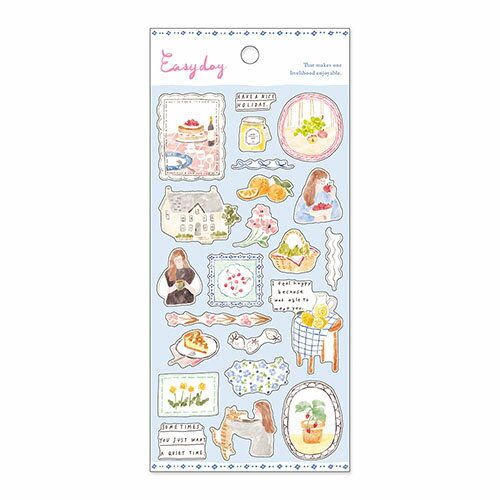 MindWave マインドウェイブ イージーデーステッカー フルーツ 82373（10セット）