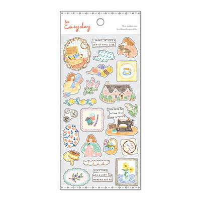 MindWave マインドウェイブ イージーデーステッカー ソーイング 82378（10セット）