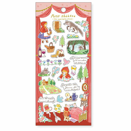 MindWave マインドウェイブ プティテアトルステッカー 赤ずきん 82394（10セット）