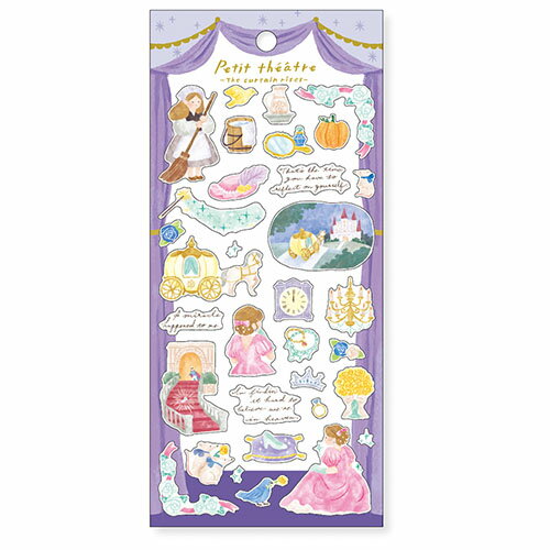 MindWave マインドウェイブ プティテアトルステッカー シンデレラ 82397（10セット）