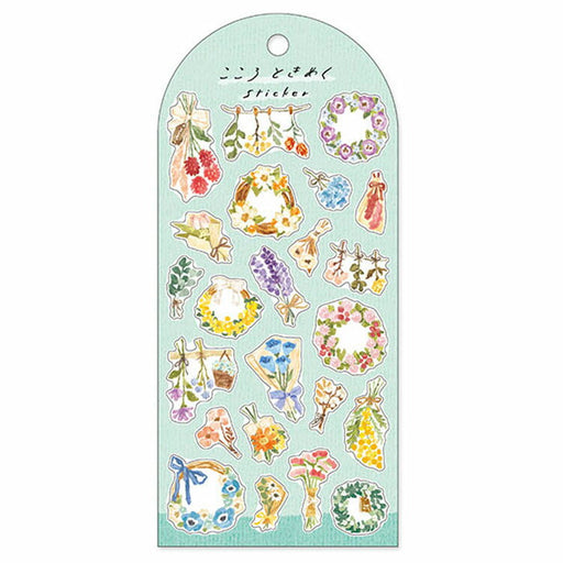 MindWave マインドウェイブ ココロトキメクステッカー リース 82506（10セット）