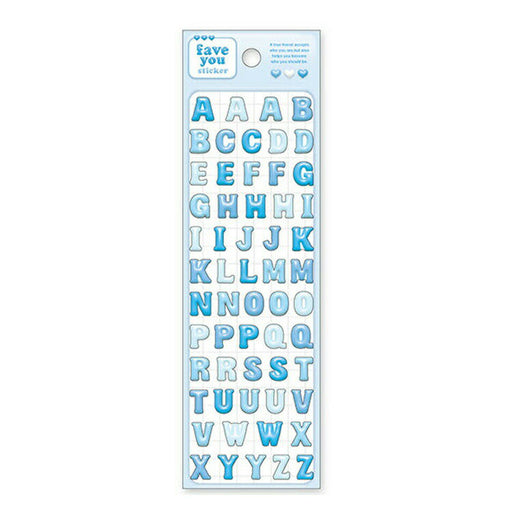 MindWave マインドウェイブ フェイブユーステッカー 文字 BL 82541（10セット）