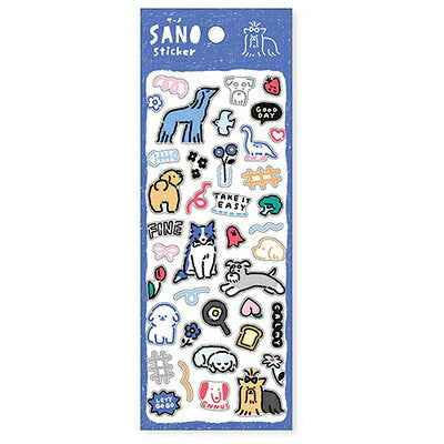 MindWave マインドウェイブ マインド サーノステッカー イヌ 82563（10セット）