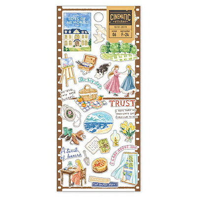 MindWave マインドウェイブ シネマティックステッカー ガール 82602（10セット）