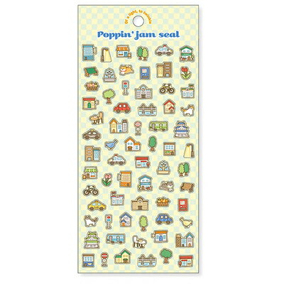 MindWave マインドウェイブ ポッピンジャムシール タウン 82606（10セット）