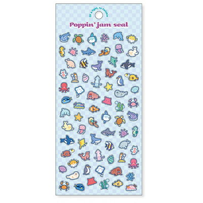 MindWave マインドウェイブ ポッピンジャムシール マリーンライフ 82608（10セット）