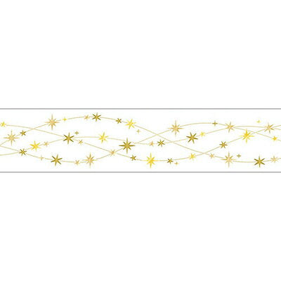 MindWave マインドウェイブ クリアテープ30mm幅 95422 箔押し（6セット）