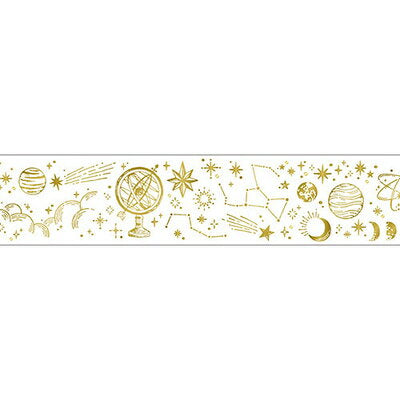 MindWave マインドウェイブ クリアテープ30mm幅 95423 箔押し（6セット）