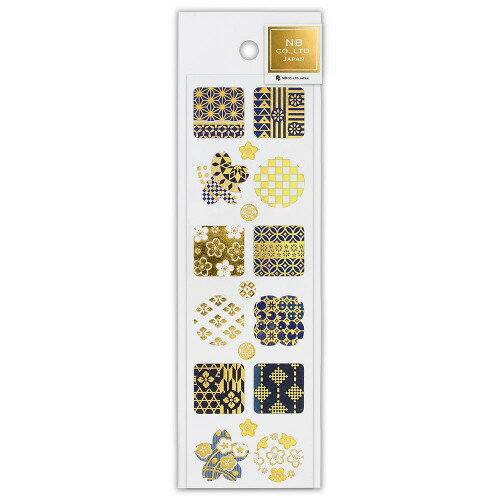 NB 和風シール 瑠璃 5024112 エヌビー社 4909510184414（10セット）
