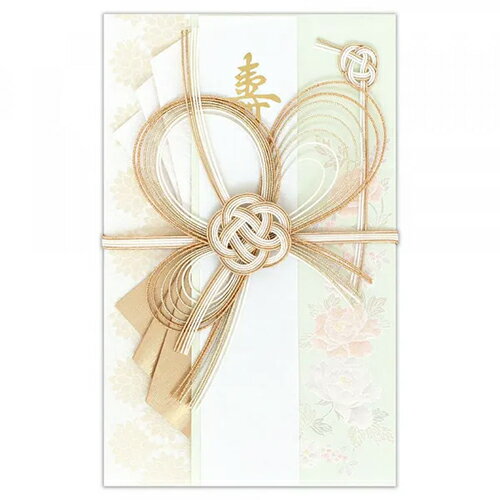 エヌビー 寿中金封花笑み白緑Ａ 5779518 4909510562113（5セット）