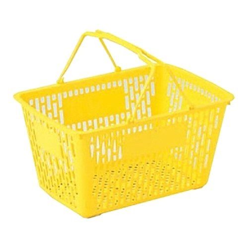 買物カゴ　イエロー MY-25 岐阜プラスチック 4938233361321（10セット）