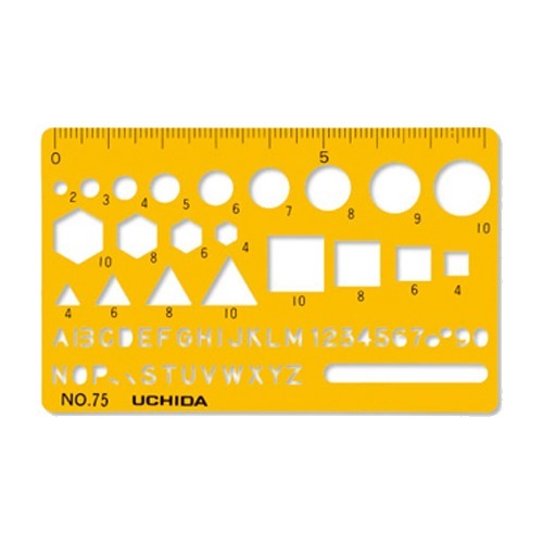 เทมเพลต Uchida หมายเลข 75 1-843-0075 4951754000074