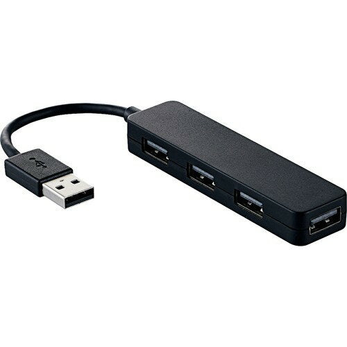 エレコム_ＵＳＢ２．０ハブ（コンパクトタイプ） U2H-SN4NBBK /4953103277052（10セット）